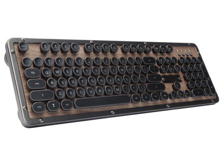 复古机械键盘好用吗？AZIO 核桃木 复古机械键盘怎么样？-1