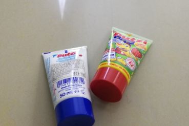 德国的putzi儿童牙膏可吞咽吗？氟含量多少？-1