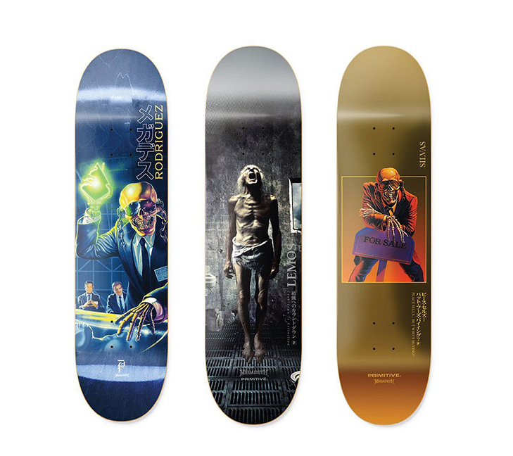 Primitive Skateboarding 携手金属乐队Megadeth 推出联名系列 Primitive Skateboarding 携手金属乐队Megadeth 推出联名系列