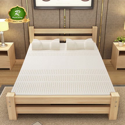 RoyalKing泰国皇家进口天然乳胶床垫床褥圆床1.5m1.8榻榻米可定制