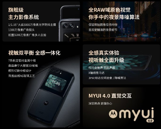 摩托罗拉 moto razr 2022 发布,起售价5999元 摩托罗拉 moto razr 2022 发布,起售价5999元