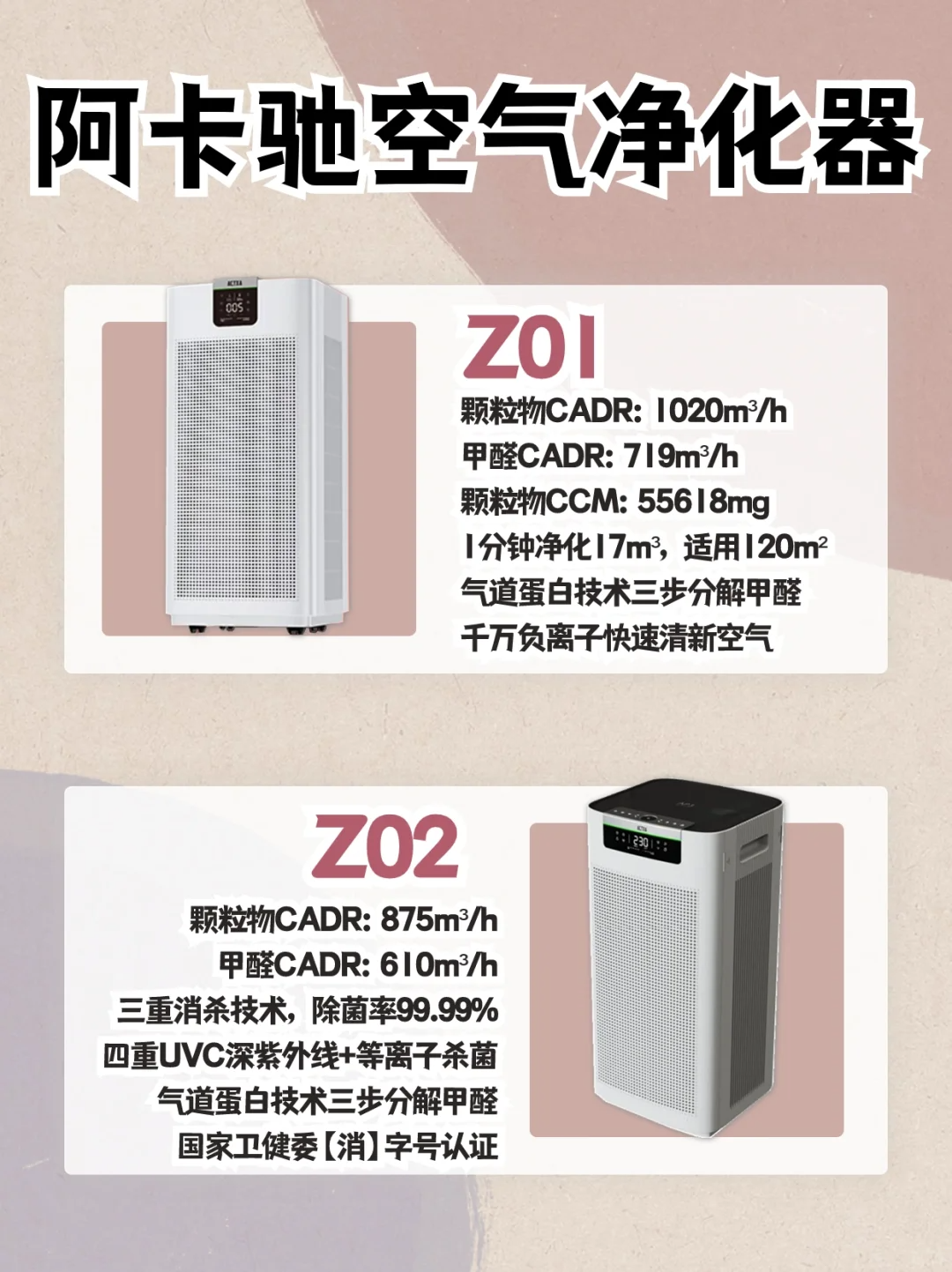 阿卡驰Z01空气净化器怎么样?阿卡驰空气净化器z1和z2区别 阿卡驰Z01空气净化器怎么样?阿卡驰空气净化器z1和z2区别