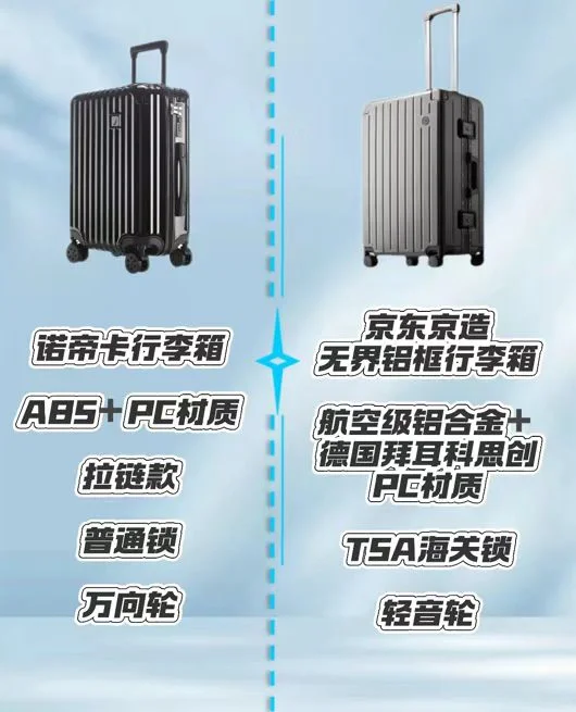 京东京造行李箱质量怎么样?京东京造和诺帝卡行李箱哪款好用 京东京造行李箱质量怎么样?京东京造和诺帝卡行李箱哪款好用