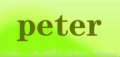 peter